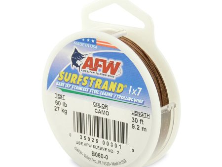 AFW Surfstrand 1x7 Stainless Steel Leader Wire 30  For Cheap