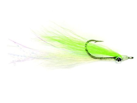 Fulling Mill Lightweight Clouser Chartreuse & White Fly Discount