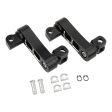 Maxbell Motorcycle Passenger Rear Foot Peg Bracket Mount Kits Foot Peg Clamp Support Black and Argent Cheap