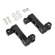 Maxbell Motorcycle Passenger Rear Foot Peg Bracket Mount Kits Foot Peg Clamp Support Black and Argent Cheap